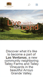 Mobile Screenshot of lasventanasranch.com